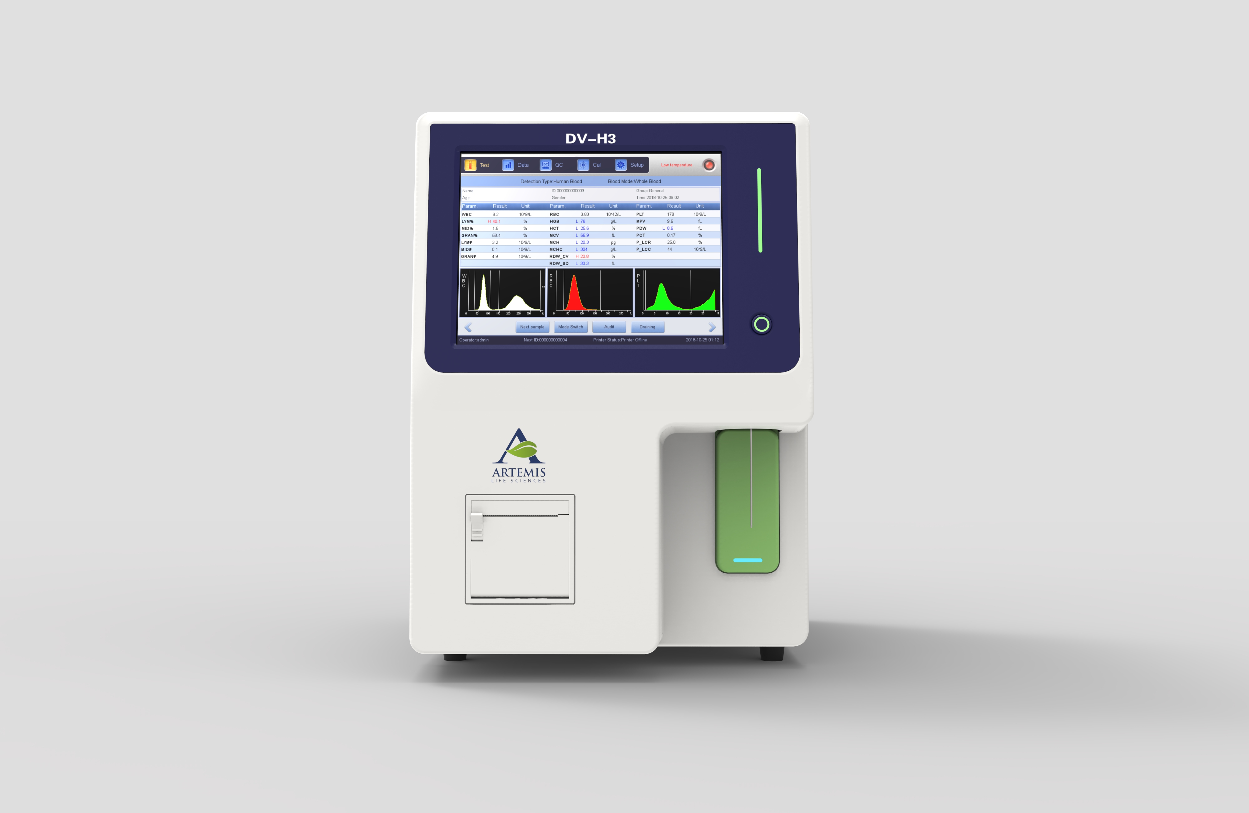 3-PART DIFF Hematology Analyzer